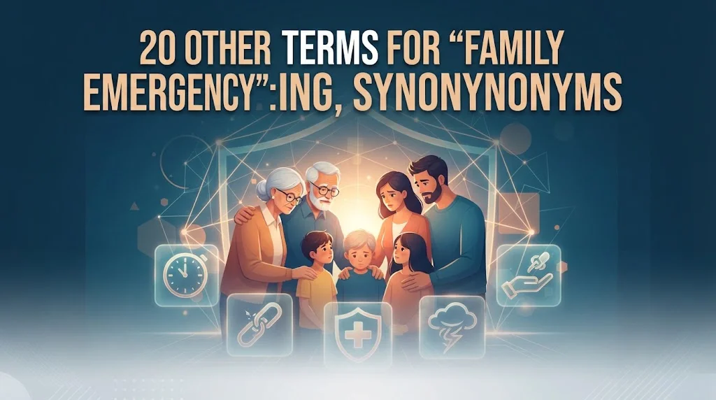 Other Terms For “Family Emergency”: Meaning, Synonyms