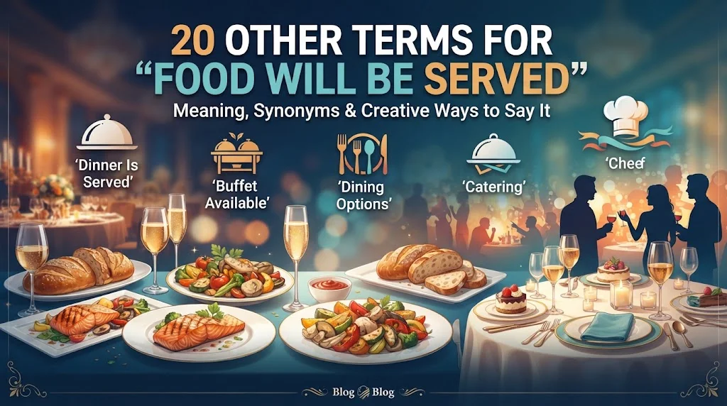 Other Terms for “Food Will Be Served”: Meaning, Synonyms