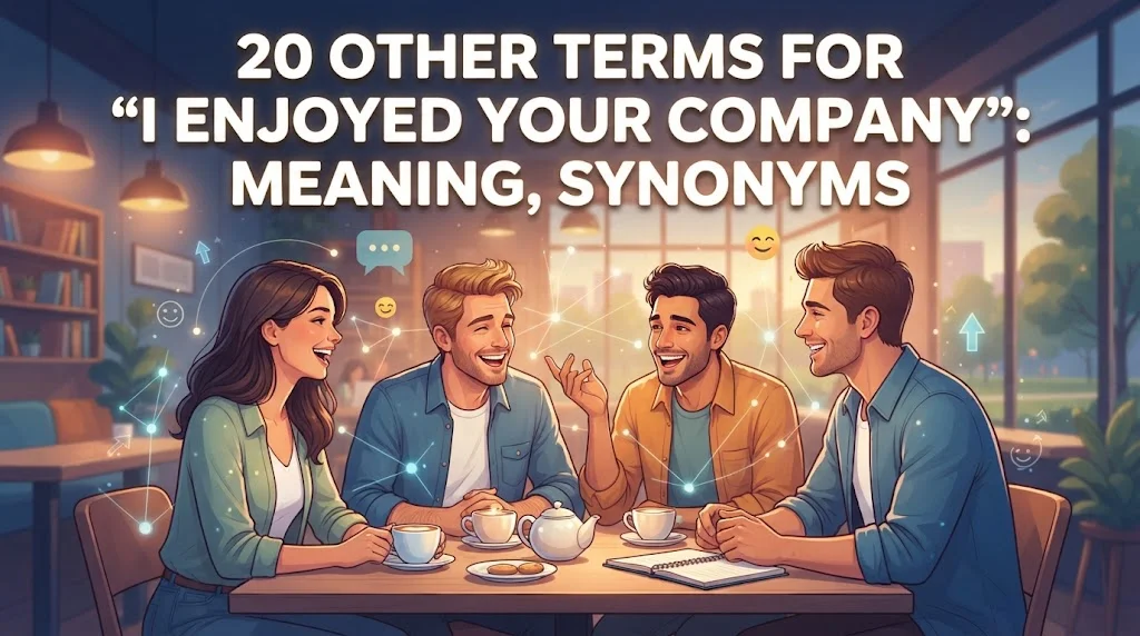 Other Terms For “I Enjoyed Your Company”: Meaning, Synonyms
