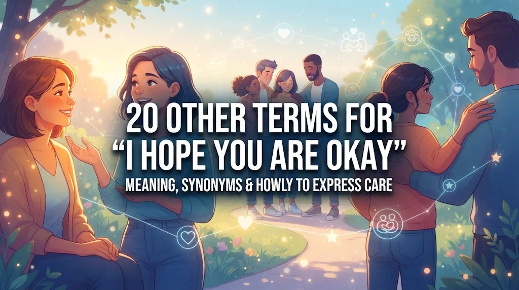 Other Terms For “I Hope You Are Okay”: Meaning, Synonyms