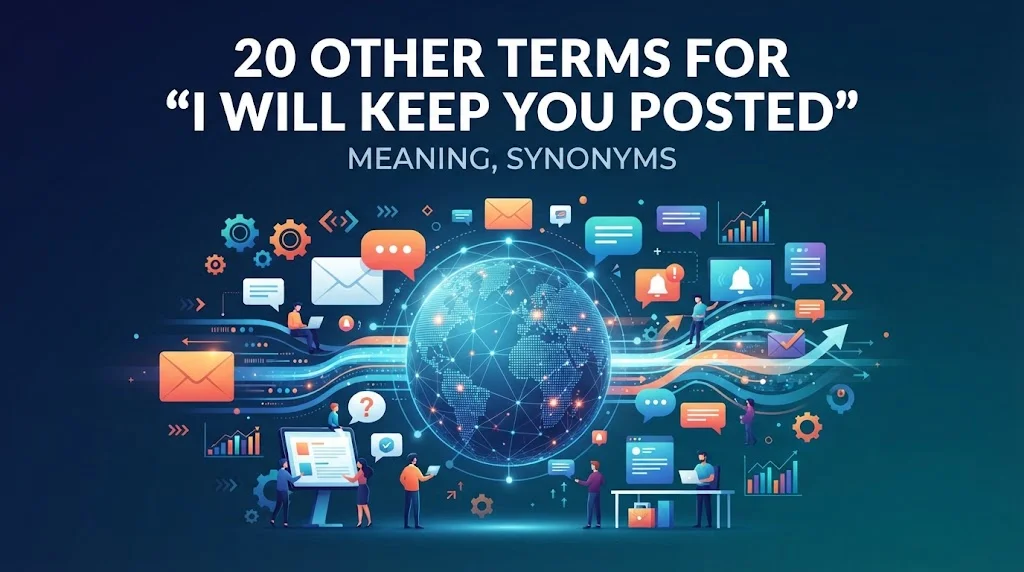 Other Terms For “I Will Keep You Posted”: Meaning, Synonyms