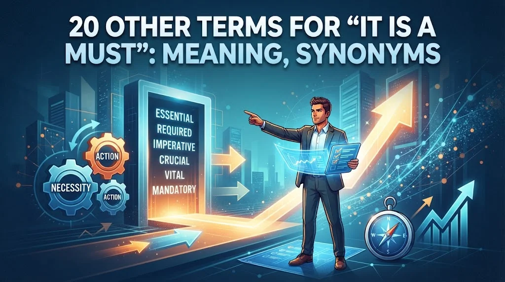 Other Terms For “It Is a Must”: Meaning, Synonyms