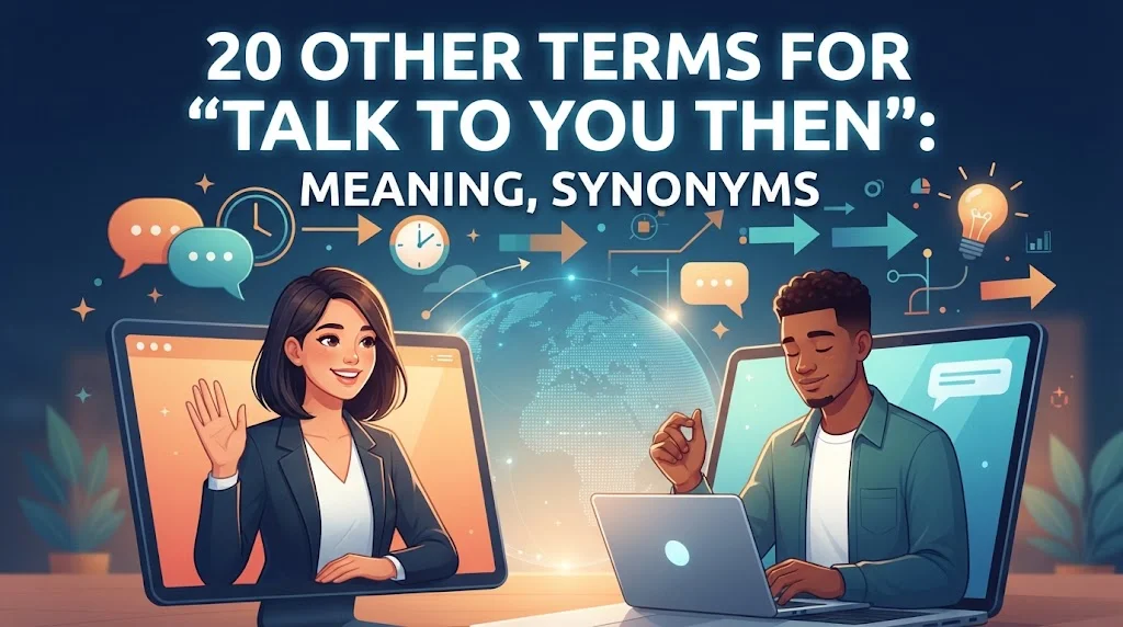 Other Terms For “Talk to You Then”: Meaning, Synonyms