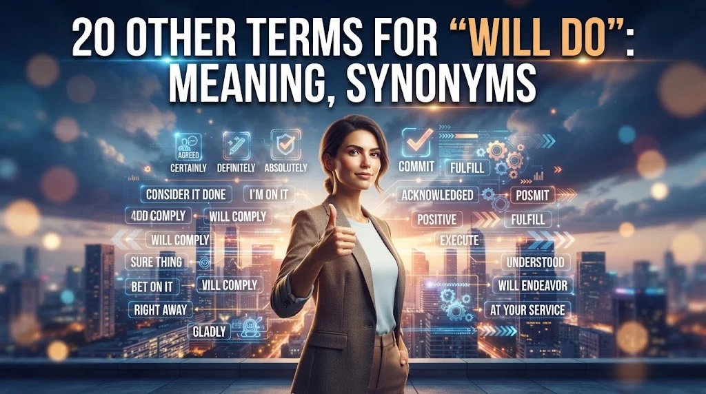 Other Terms for “Will Do”: Meaning, Synonyms